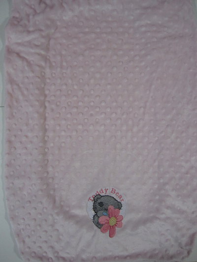 baby blanket embroidered gift